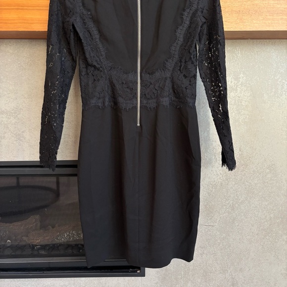NWT DIANE VON FURSTENBERG Lace India Dress In Black, Size 4 - Picture 11 of 14
